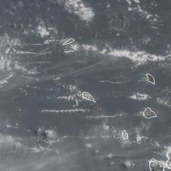 météo tropicale : Image satellite .
