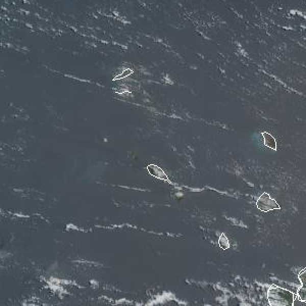 météo tropicale : Image satellite .