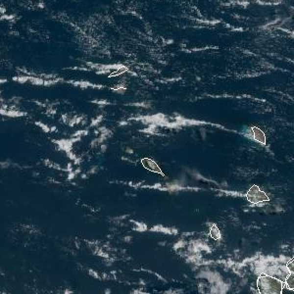 météo tropicale : Image satellite .