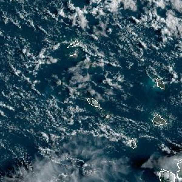 météo tropicale : Image satellite .