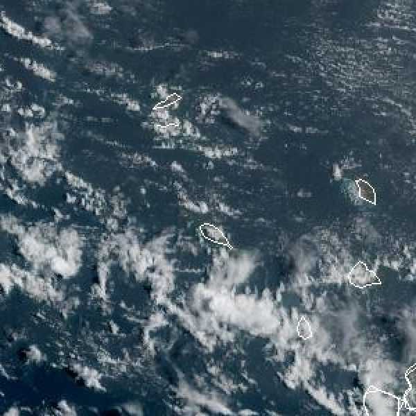 météo tropicale : Image satellite .