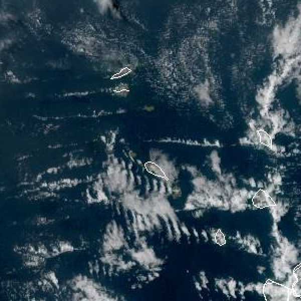 météo tropicale : Image satellite .