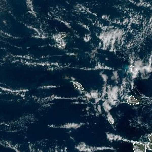 météo tropicale : Image satellite .
