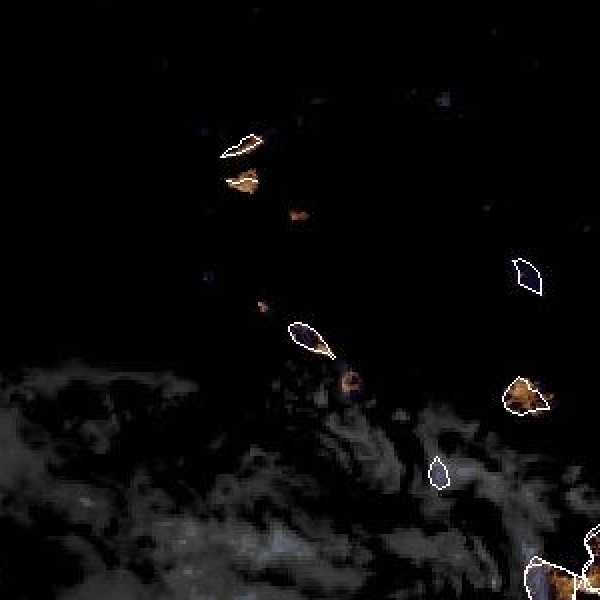 météo tropicale : Image satellite .