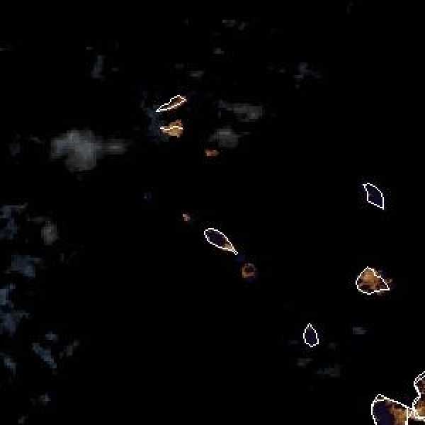 météo tropicale : Image satellite .