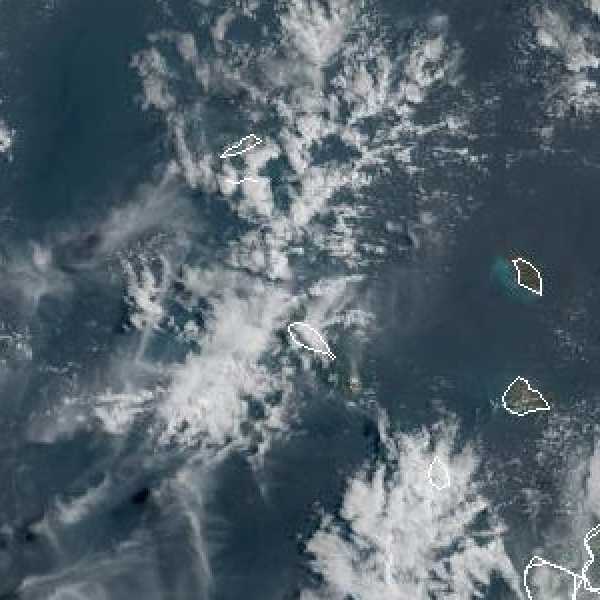 météo tropicale : Image satellite .