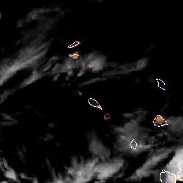 météo tropicale : Image satellite .