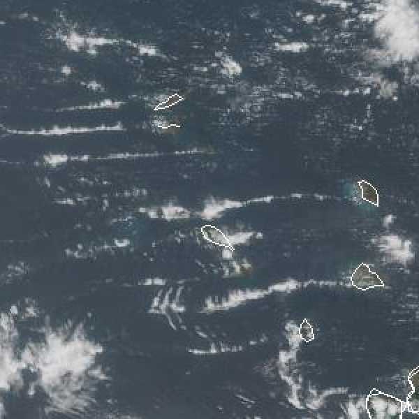 météo tropicale : Image satellite .