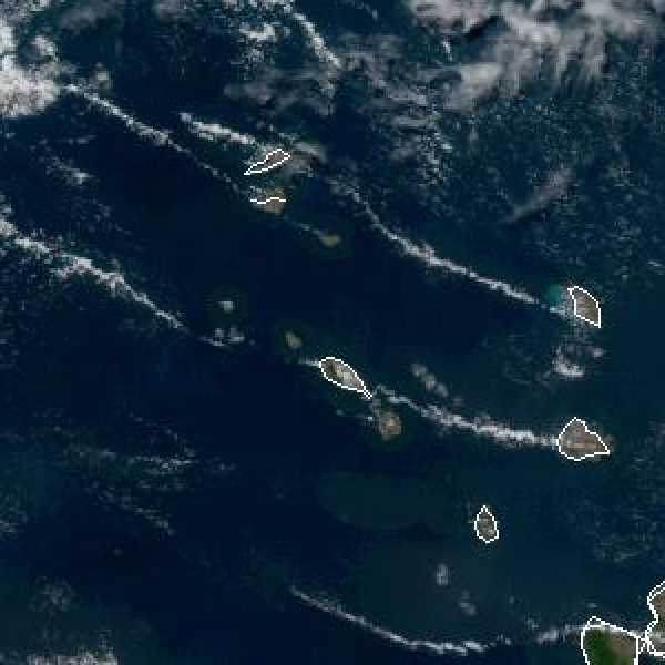 météo tropicale : Image satellite .