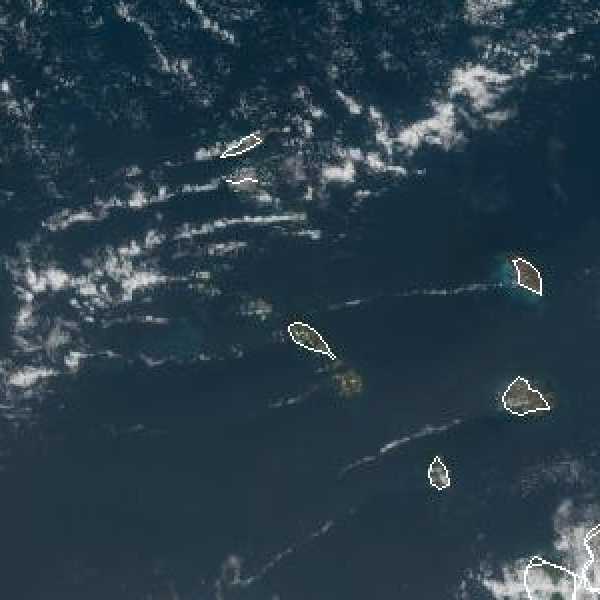 météo tropicale : Image satellite .