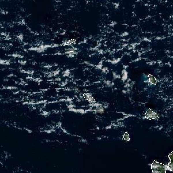 météo tropicale : Image satellite .