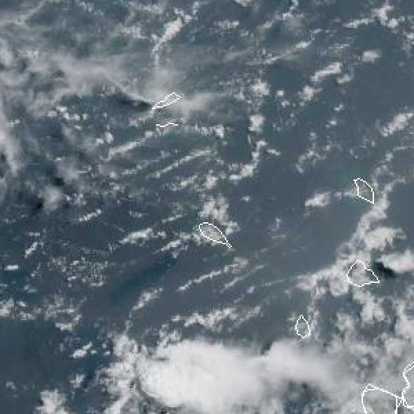 météo tropicale : Image satellite .