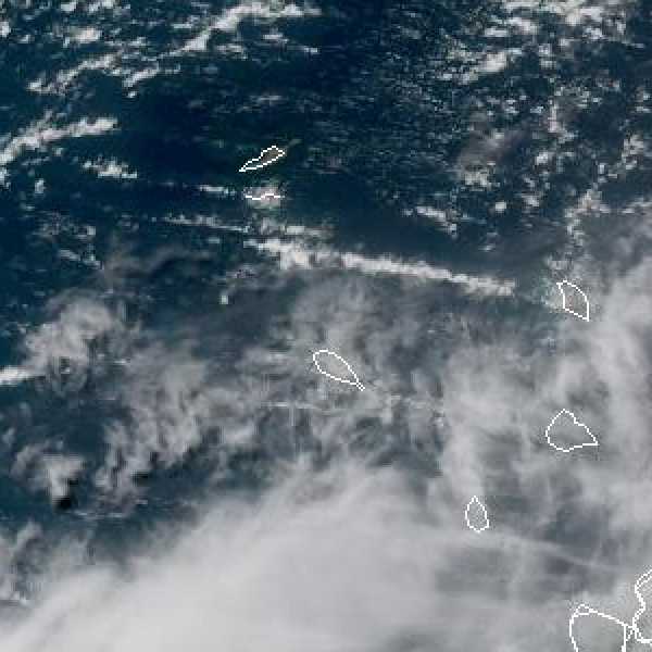 météo tropicale : Image satellite .