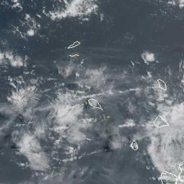 météo tropicale : Image satellite .