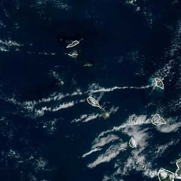 météo tropicale : Image satellite .