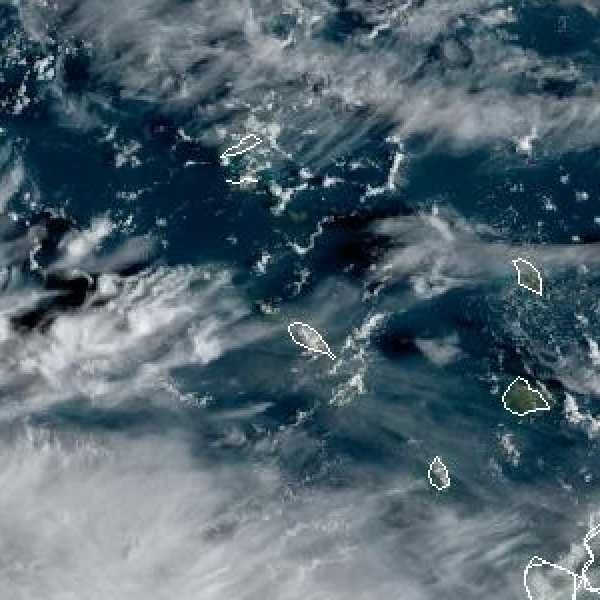 météo tropicale : Image satellite .