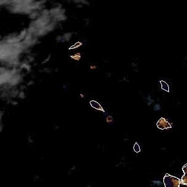 météo tropicale : Image satellite .