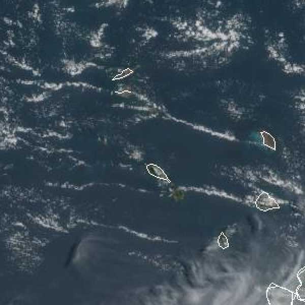 météo tropicale : Image satellite .