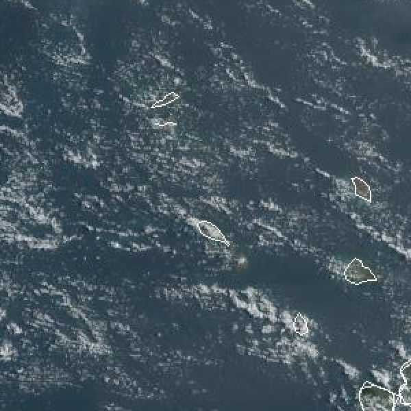 météo tropicale : Image satellite .