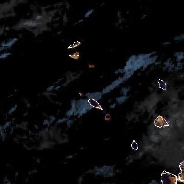 météo tropicale : Image satellite .