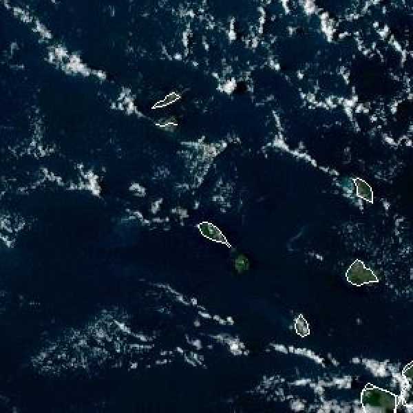 météo tropicale : Image satellite .