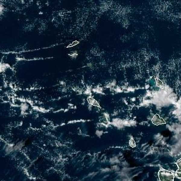 météo tropicale : Image satellite .