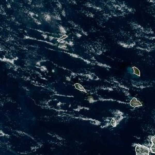 météo tropicale : Image satellite .
