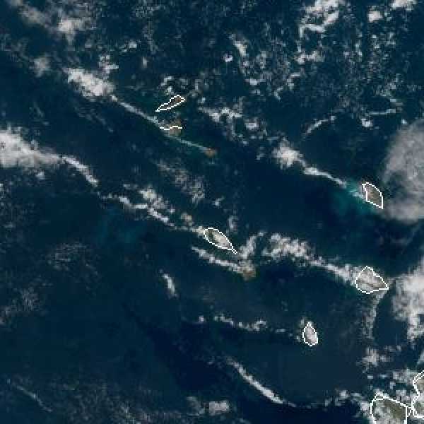 météo tropicale : Image satellite .