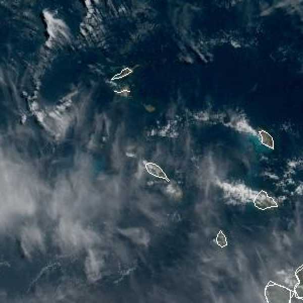 météo tropicale : Image satellite .