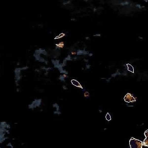 météo tropicale : Image satellite .