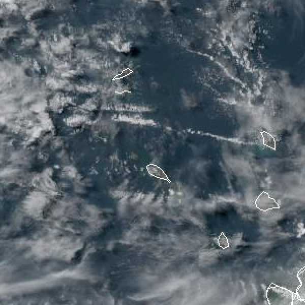 météo tropicale : Image satellite .