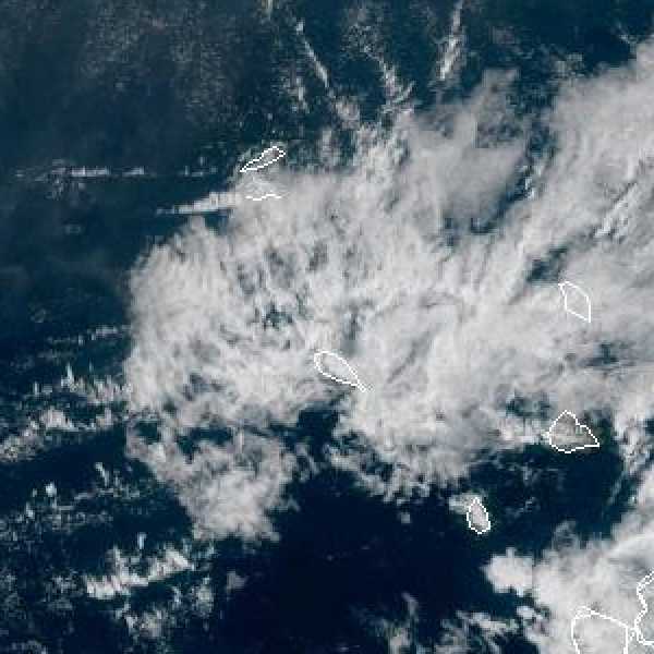 météo tropicale : Image satellite .