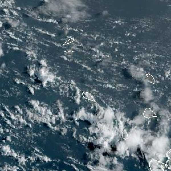 météo tropicale : Image satellite .
