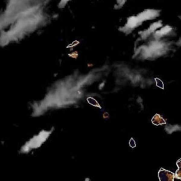 météo tropicale : Image satellite .