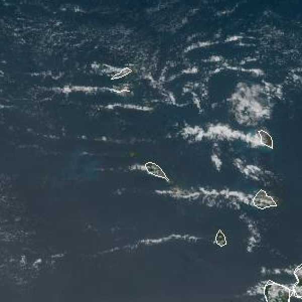 météo tropicale : Image satellite .
