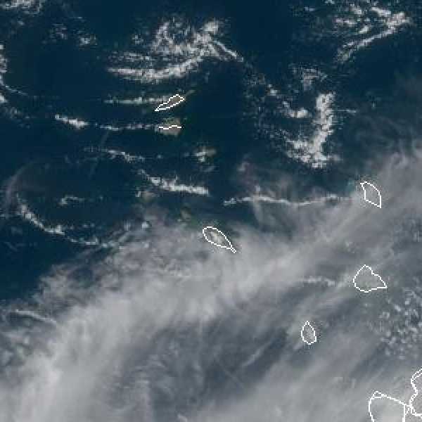 météo tropicale : Image satellite .