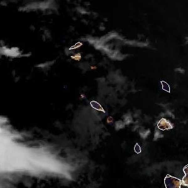 météo tropicale : Image satellite .