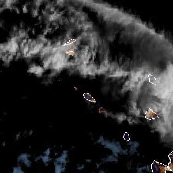 météo tropicale : Image satellite .