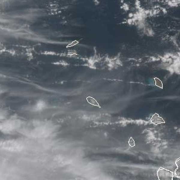 météo tropicale : Image satellite .