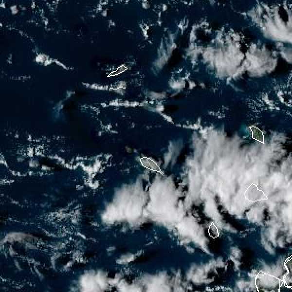 météo tropicale : Image satellite .