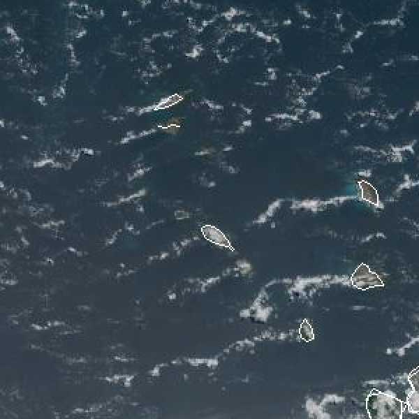 météo tropicale : Image satellite .