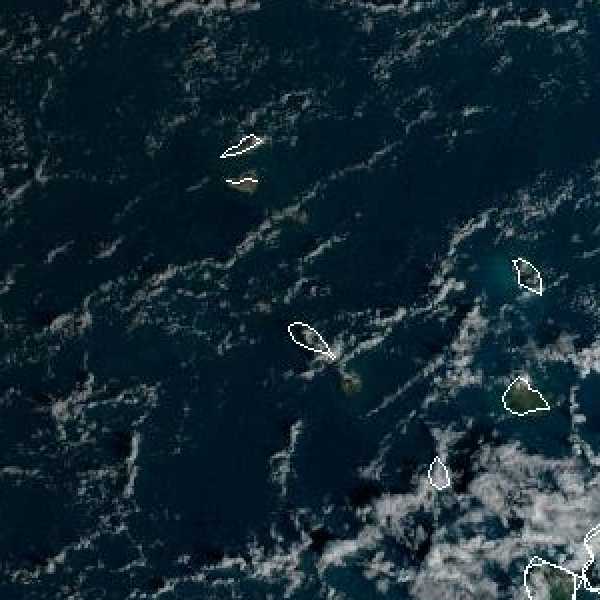 météo tropicale : Image satellite .