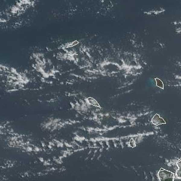 météo tropicale : Image satellite .