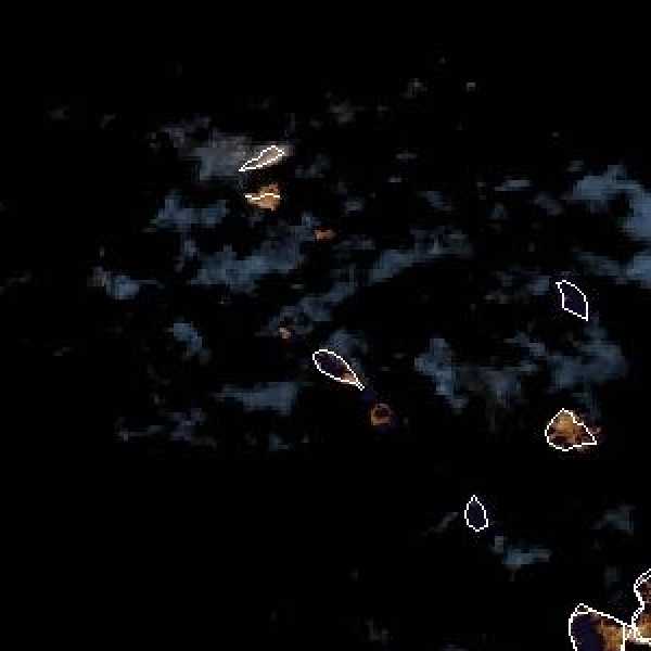 météo tropicale : Image satellite .