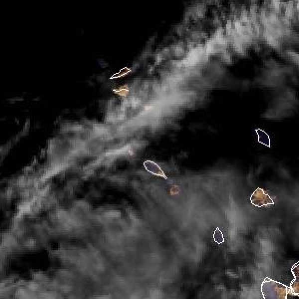 météo tropicale : Image satellite .