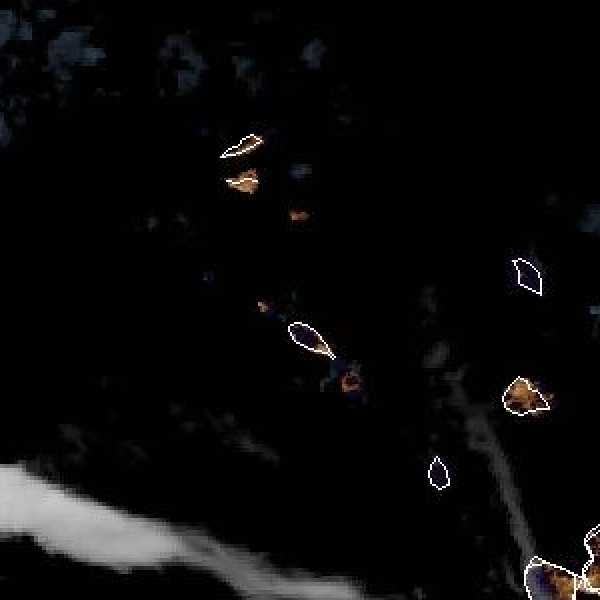 météo tropicale : Image satellite .