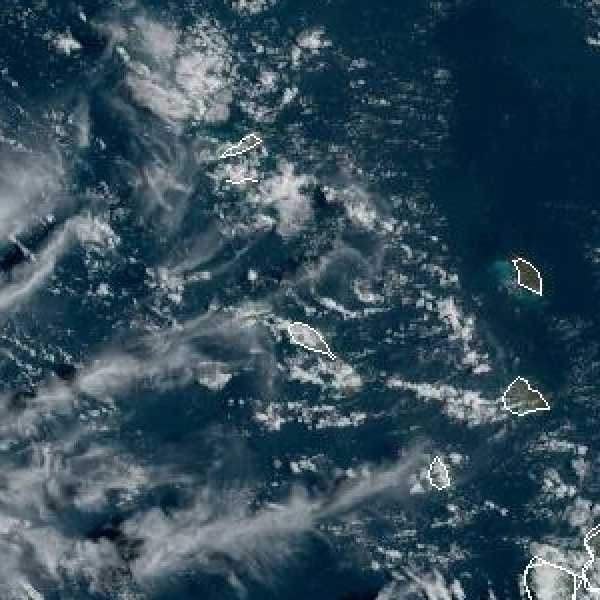 météo tropicale : Image satellite .