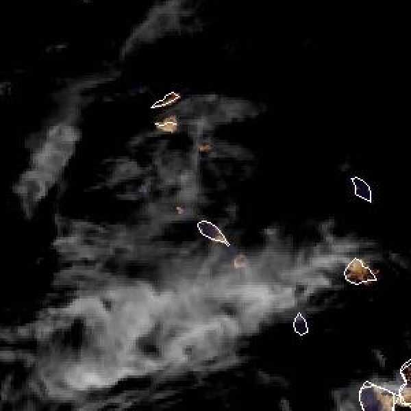 météo tropicale : Image satellite .