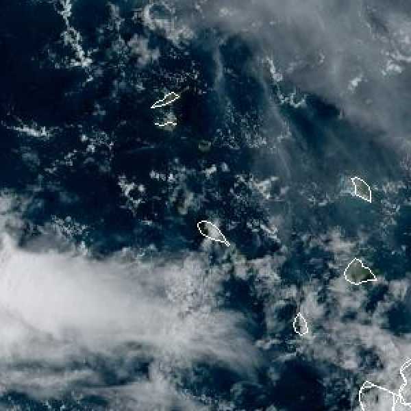 météo tropicale : Image satellite .