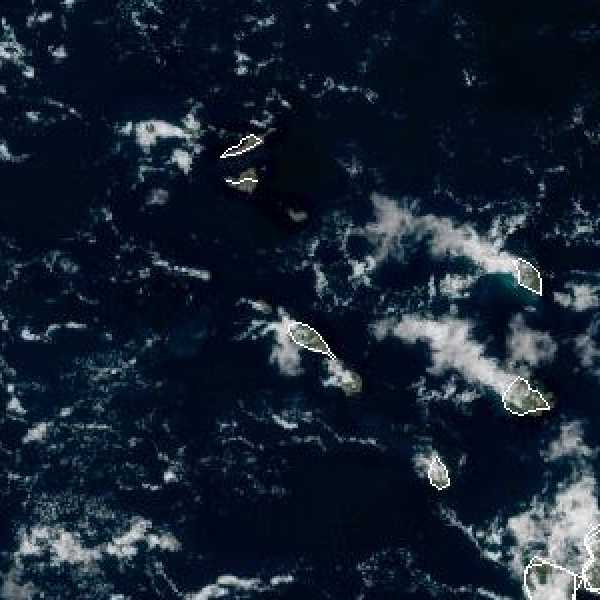 météo tropicale : Image satellite .